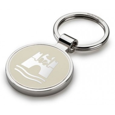 Брелок для ключа, кремовый, герб Вольфсбурга 000087010AR229