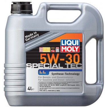 Масло моторное LIQUI MOLY Special Tec LL (502,00/505,00) 5W-30 (4 л,) (Код:AMD_1052047)